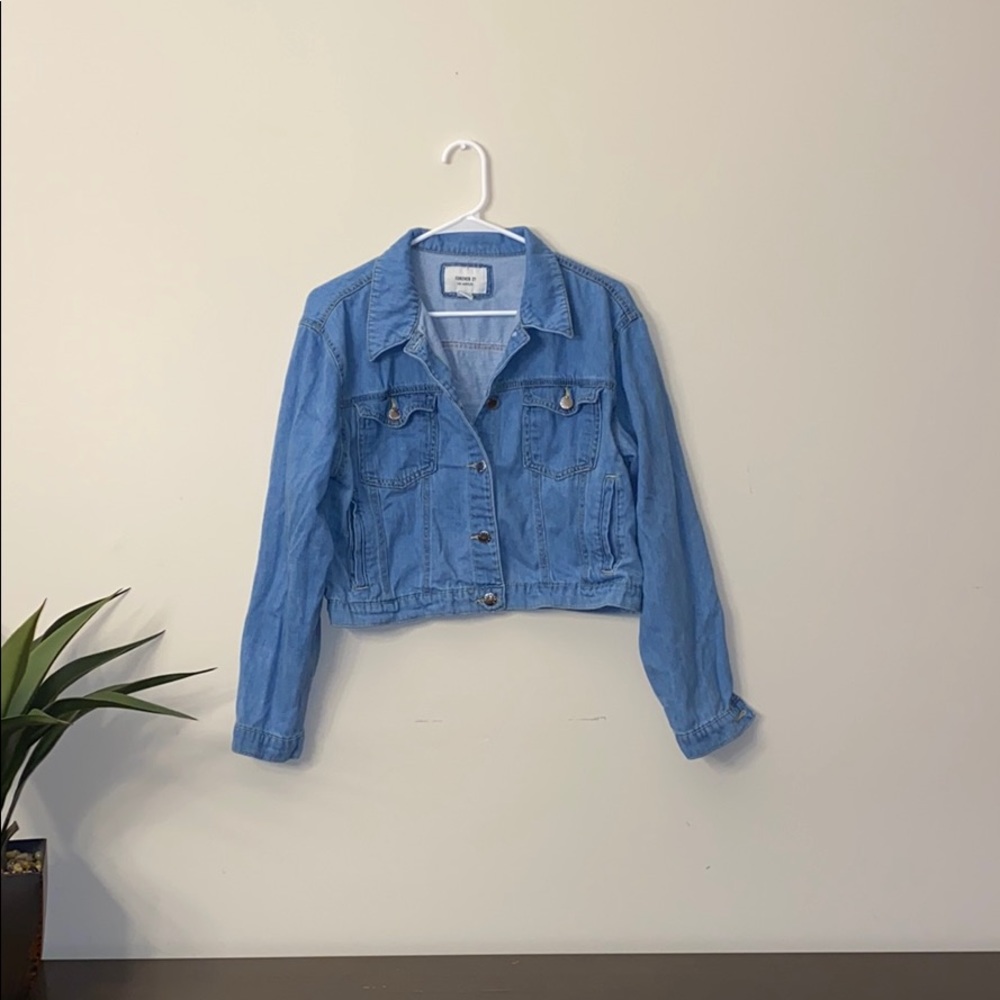 Stretch Short Denim Jacket